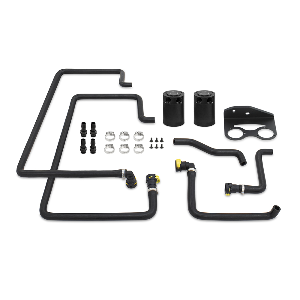 Mishimoto — Mishimoto 18+ Ford F-150 2.7L EcoBoost Baffled Oil Catch Can Kit - Clear
Catch Can Kit - view 8